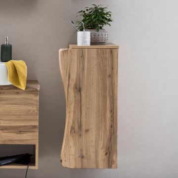 Badkamerkast Karan 37cm 1 deur - eik