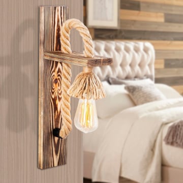 Lustro Wandlamp | Houten Lamp | 9x18 cm | IP20