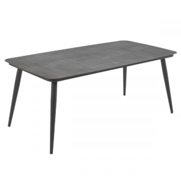 Tuintafel Basile 100x200cm HPL - antraciet