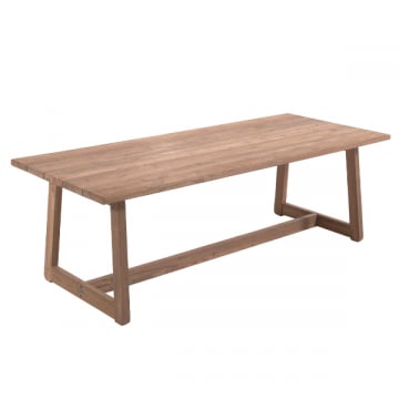 Tuintafel Isabella 250x100cm gerecycleerd teakhout