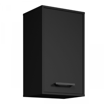 Hangkast Cobalt 40cm - zwart/eik