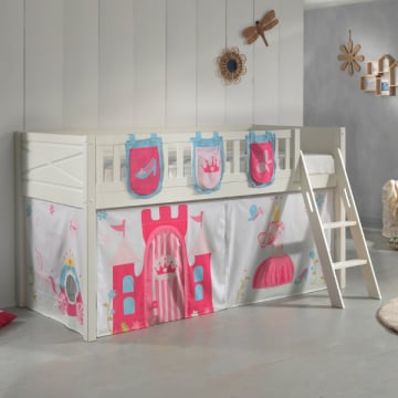 Halfhoogslaper Scottie 90x200 cm Prinses 2-wit