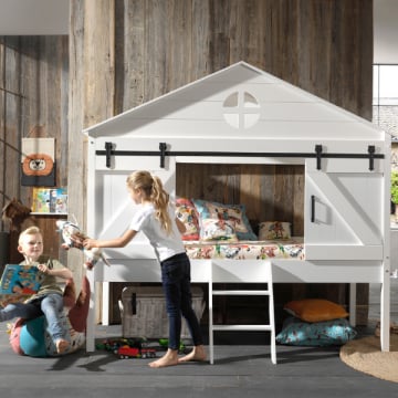 Bedhuisje Barnie 90x200 met lattenbodem