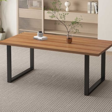 Alexander 180cm Tafel | Oud Eiken/Metalen Poten | MDF Bovenblad