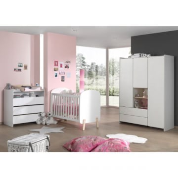 Babykamercombinatie 3 Kiddy-wit