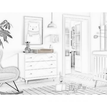 Verzorgingsplank Billy - 73x53x14 cm - Wit 