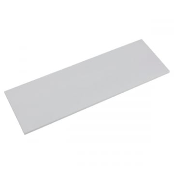 Rechthoekige wandplank Belfast - 76x25x2 cm - Paulowniahout/wit 