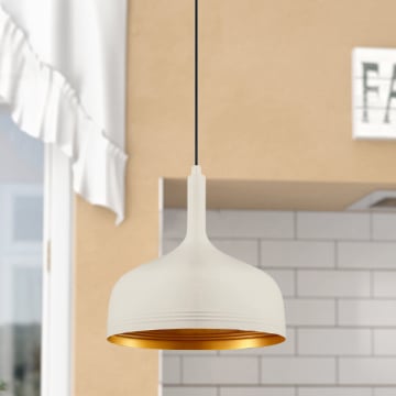 Kroonluchter Sheen | Metalen Behuizing | 30x30cm | IP20 | mat wit