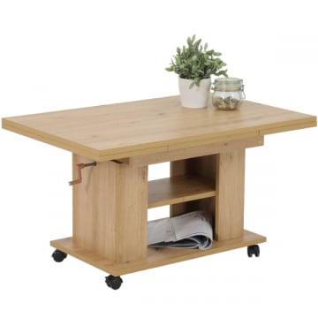 Salontafel Jakobine 90/142x60x51/61 cm-artisan