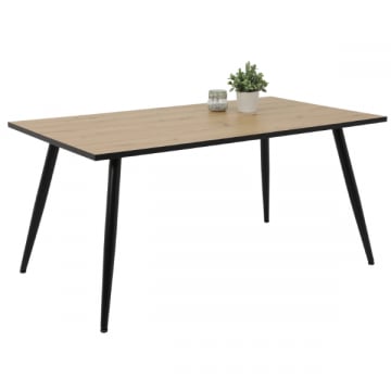Eettafel Sinba 160x90 cm-artisanale eik