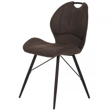 Eetkamerstoel Katie-vintage antraciet
