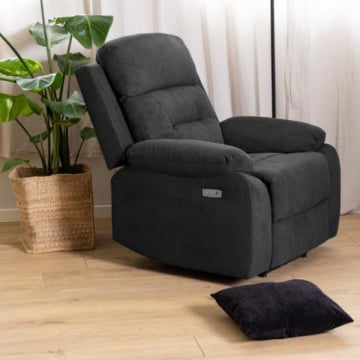 Relaxfauteuil Vansbro - verstelbaar - antraciet