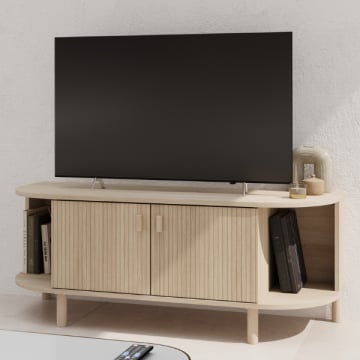 Tv-meubel Soria 117x39x45cm met twee deuren - eikdecor