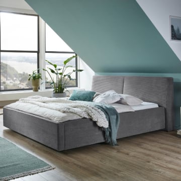 Kofferbed Mitoma | 180 x 200 cm | Grijskleurig design