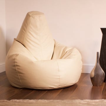 Zitzak Zeno - 30x80x75 cm - Polyester/crème