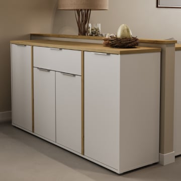 Dressoir Access | 160,7 x 39,6 x 85,6 cm | Wit