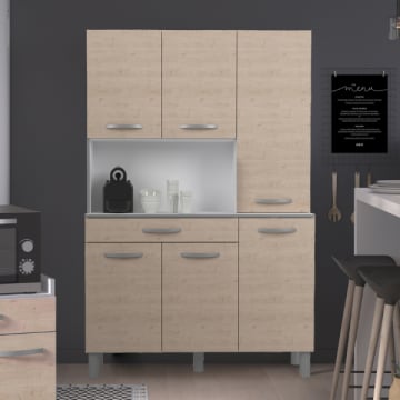 Buffetkast Eko met 6 deuren & 1 lade - eikdecor