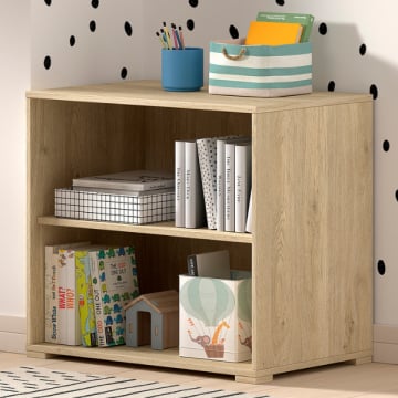 Boekenkast Sammie 68x43x62cm - met 1 legplank - eikdecor