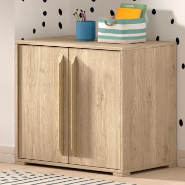 Commode Sammie 68x43x61cm - 2 deuren - eikdecor