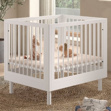 Babypark Forrest 95x75cm - massief beukenhout - wit