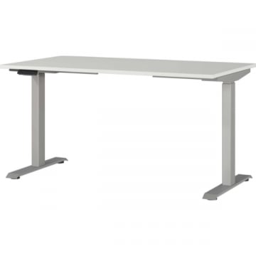 Elektrisch verstelbaar bureau Cornel - 140x80x72cm - lichtgrijs