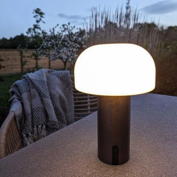 Soham LED Lamp - Wit/Koper | Oplaadbaar