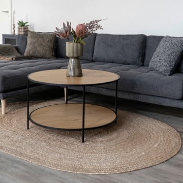 Natuurlijk Jute Gevlochten Bombay Vloerkleed - 140x200 cm