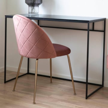 Vita Bureau - Zwart | Modern Bureau | 100x45x75 cm
