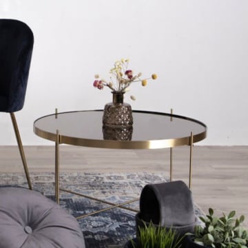 Venezia Salontafel - Messing Look | Ø70xh40cm