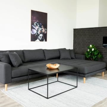 Vita zwarte salontafel - stijlvol en modern