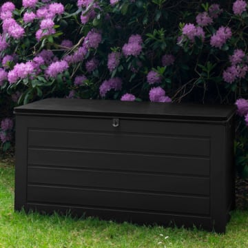 Kussenbox Dubrovnik - 146,5x71x75 cm - 680 L - zwart