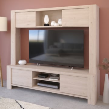 Tv-meubel Porto 180cm met 4 deuren- Jackson eik