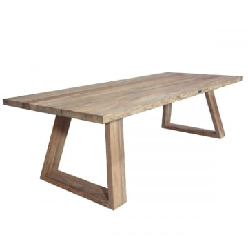 Tuintafel Victoria - 400x120x77cm - gerecycleerd teakhout
