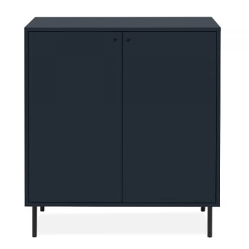 Commode Carillon - 80x40x90cm - 2 deuren - marineblauw