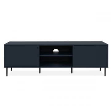 Tv-meubel Carillon - 160x40x50cm - 2 deuren - marineblauw