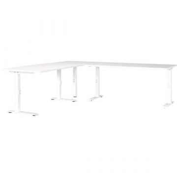 Hoekbureau Hermoso | 260 x 200 x 71 cm | Wit