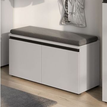 Halbank Elton | 96 x 55 x 41 cm | Grijs