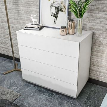 Dressoir Woody Fashion | 90 x 45 x 82 cm | Wit