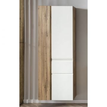 Kolomkast Varese | 65 x 35 x 180 cm | Wit