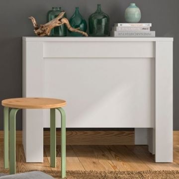 Uittrekbare console Di María | 58 x 90 x 77 cm | Wit