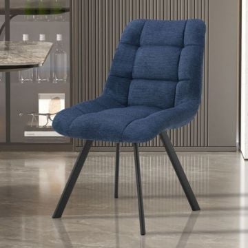 Stoel Lizzy | 52 x 62 x 89 cm | Blauw
