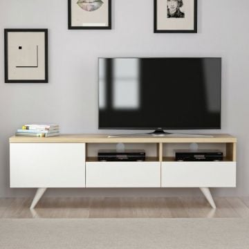 tv-meubel Woody Fashion | 150 x 35 x 46 cm | Walnut White