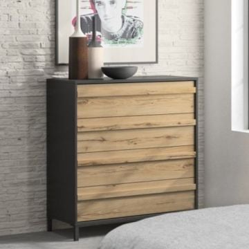 Commode Mimizan | 94 x 45 x 104 | Helvezia Oak-design