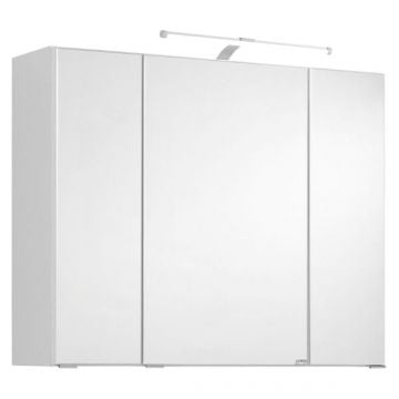Spiegelkast Cardiff | 80 x 20 x 64 cm | Wit