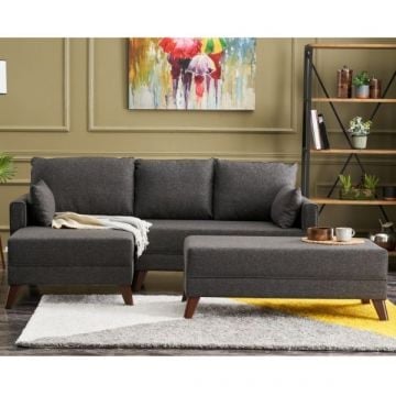 Hoekzetel Atelier Del Sofa | 205 x 81 x 85 cm | Antraciet