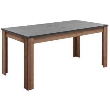 Eettafel Edmonton | 180 x 90 x 76 cm | Anthracite Oak-design