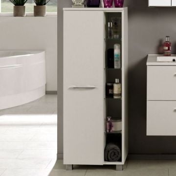 Opbergkast badkamer Portofino | 45 x 35 x 122 cm | Wit