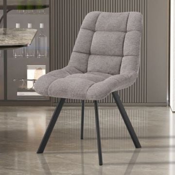 Stoel Lizzy | 52 x 62 x 89 cm | Grijs