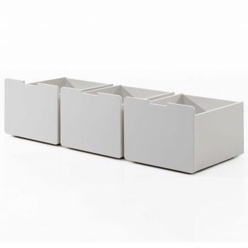 Set van 3 lades Pip - wit