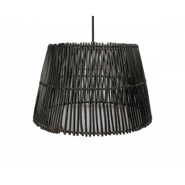 Hanglamp Rony ø33 cm uit rotan – zwart